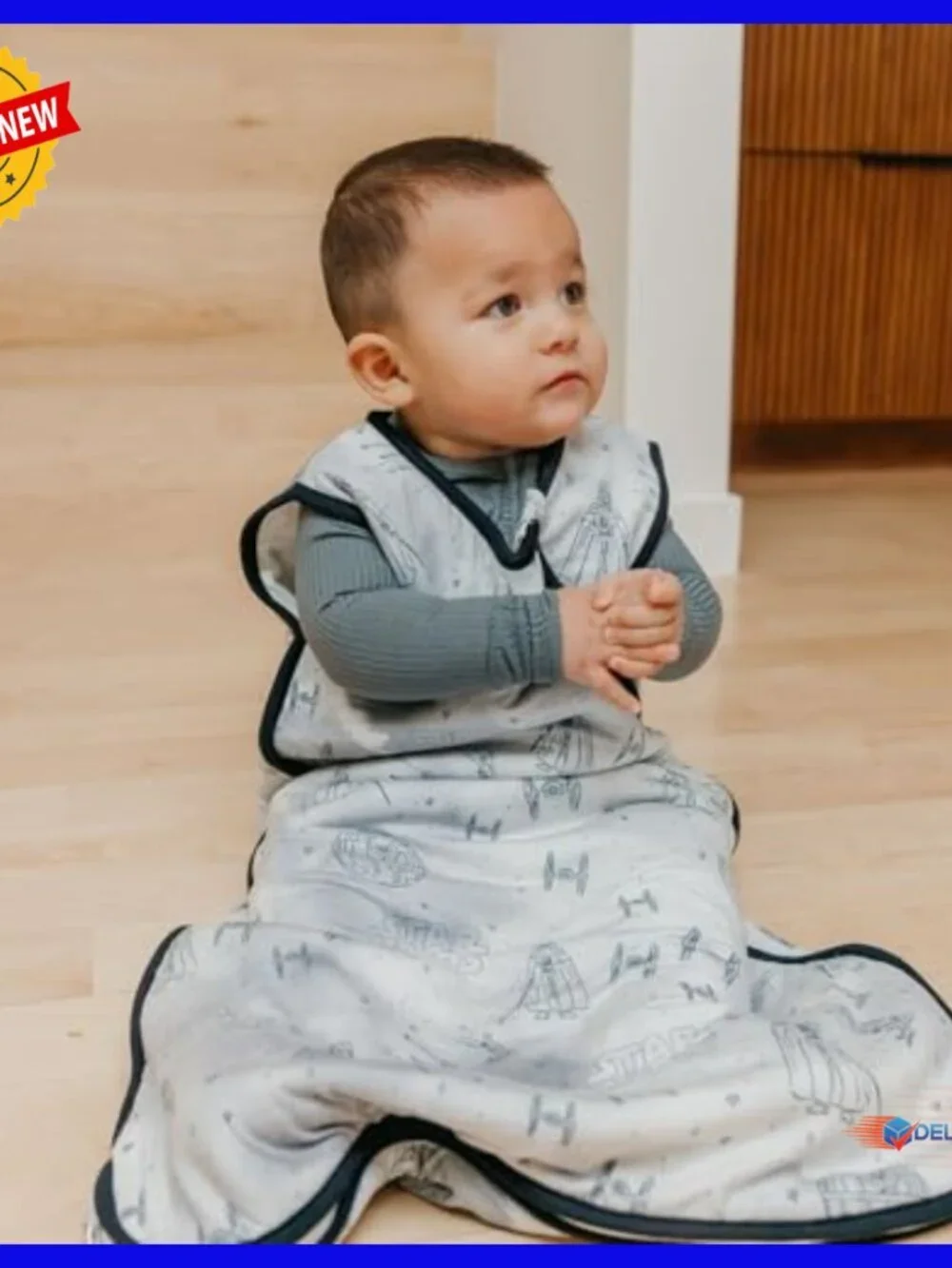 Premium 3-Layer Knit Sleep Bag 1.7 TOG 0-6 Months Baby Sleepwear